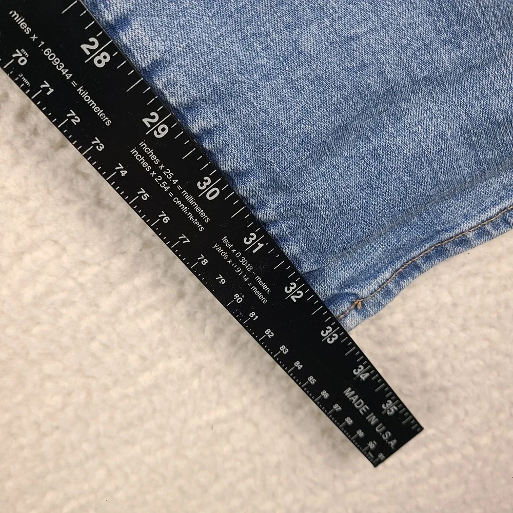 J Crew Jeans Mens 32x34‎ Slim Fit Mercantile Flex Blue Light Wash EC